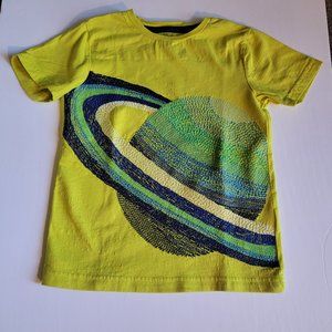 Boys Mini Boden Tee  "Saturn" Size 6-7Y